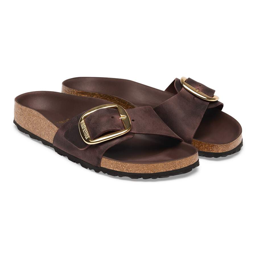 Madrid Big Buckle Natural Leather Oiled - Habana
