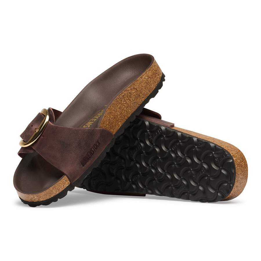Madrid Big Buckle Natural Leather Oiled - Habana