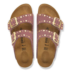 Arizona Rivet Suede Leather - Pepper