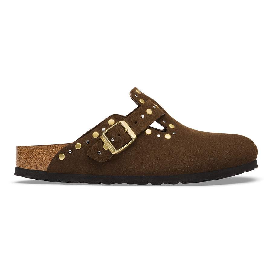 Boston Rivet Suede Leather - Carafe Tonal
