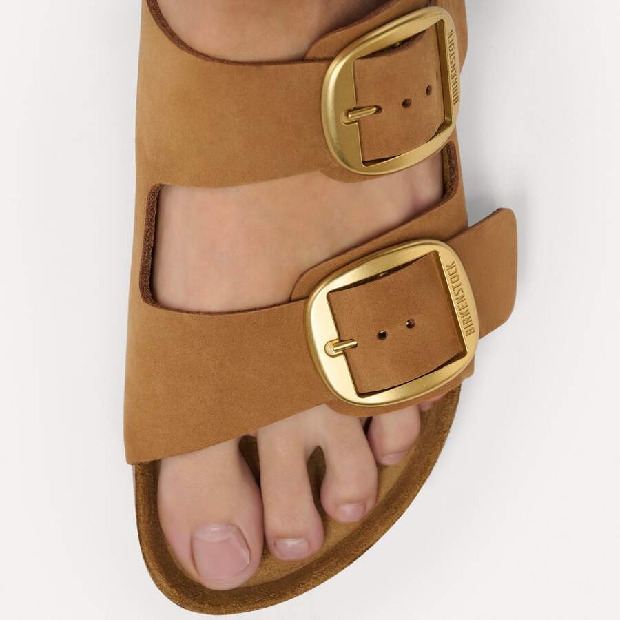 Arizona Big Buckle Nubuck Leather - Mink