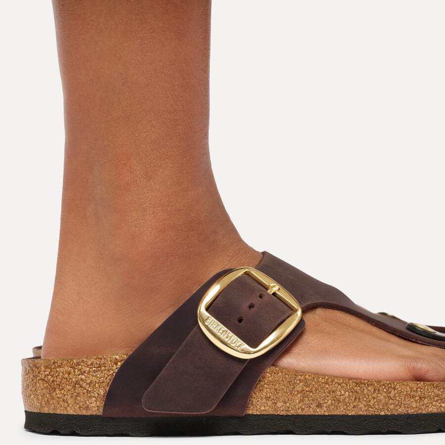 Gizeh Big Buckle Natural Leather Oiled - Habana