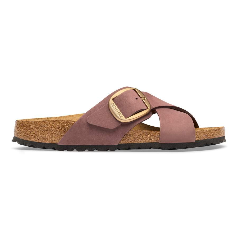 Siena Big Buckle Nubuck Leather - Pepper