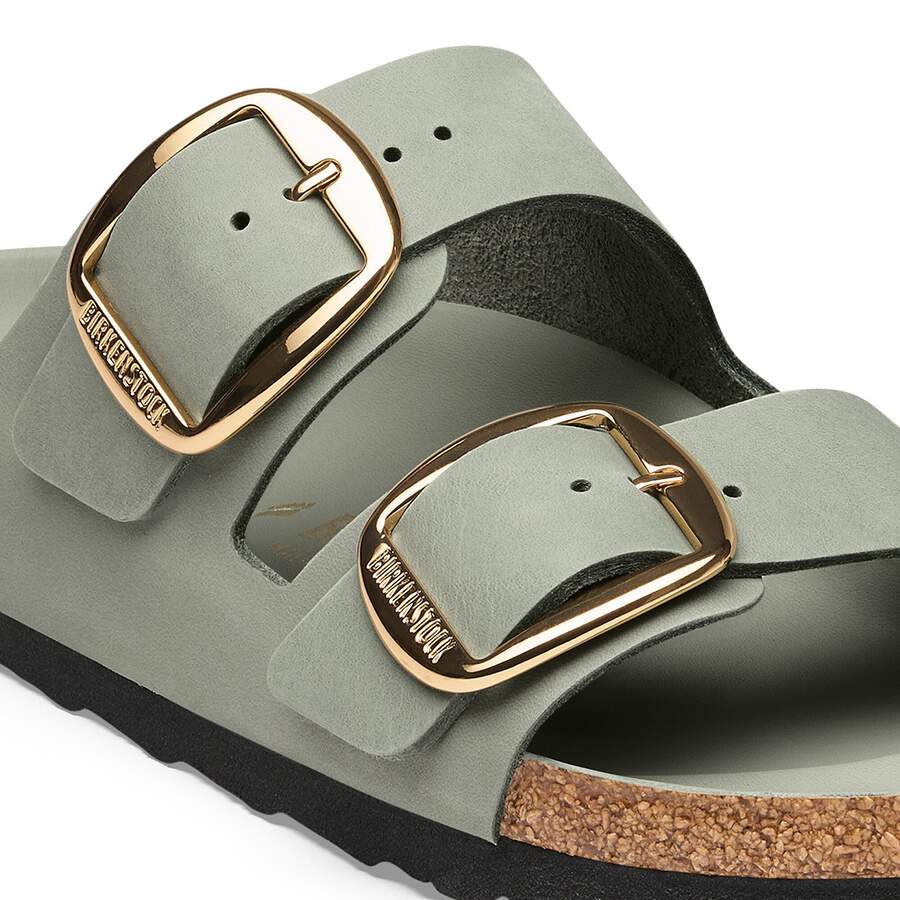 Arizona Big Buckle Natural Leather Oiled - Pure Sage