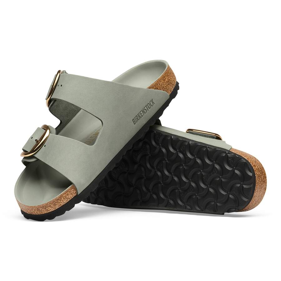 Arizona Big Buckle Natural Leather Oiled - Pure Sage