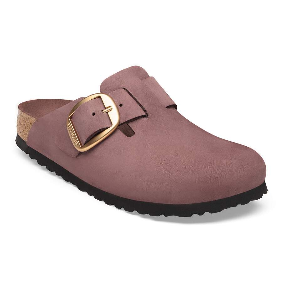 Boston Big Buckle Nubuck Leather - Pepper Tonal