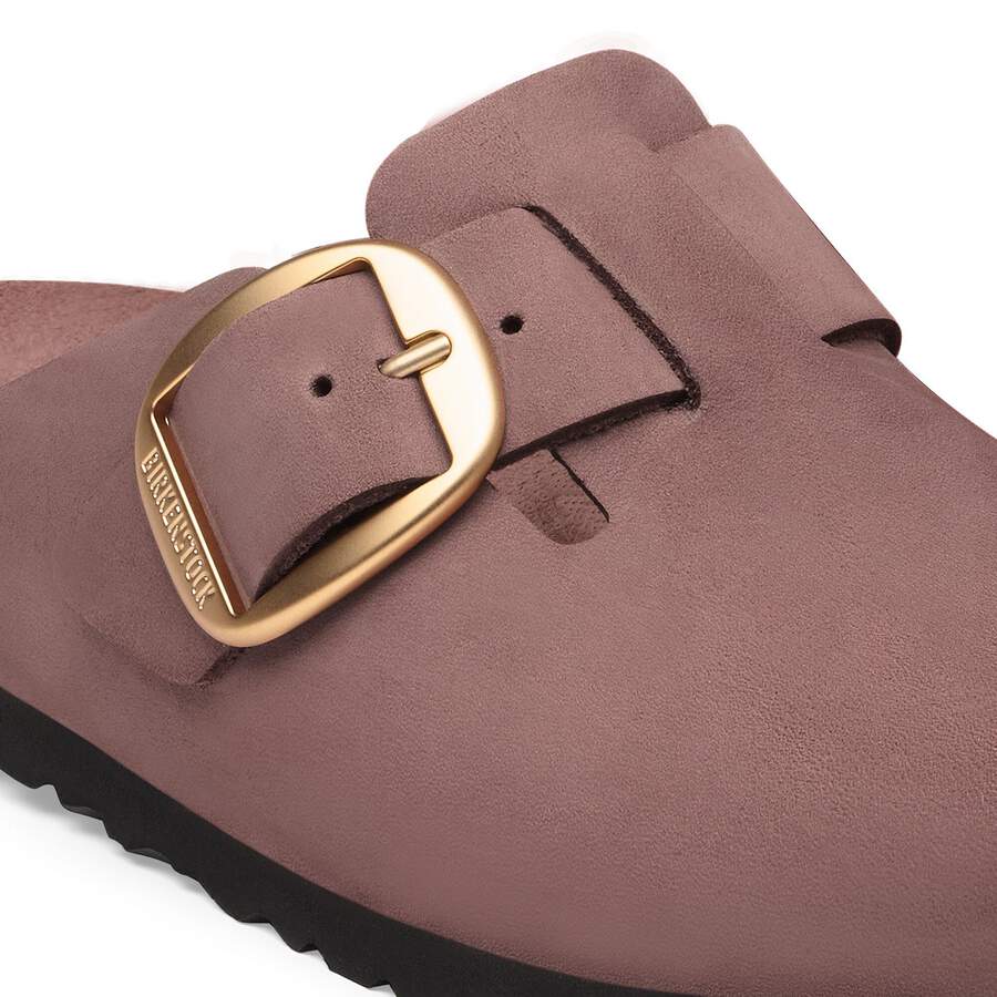 Boston Big Buckle Nubuck Leather - Pepper Tonal