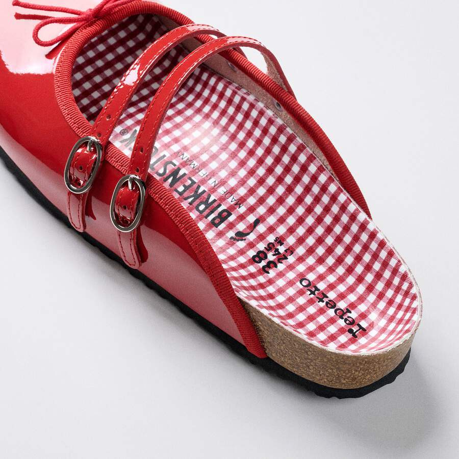 Repetto Scala Patent Leather - Flame Red