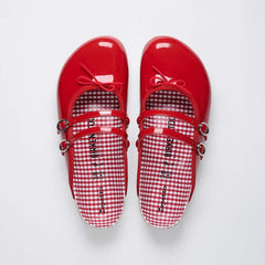 Repetto Scala Patent Leather - Flame Red