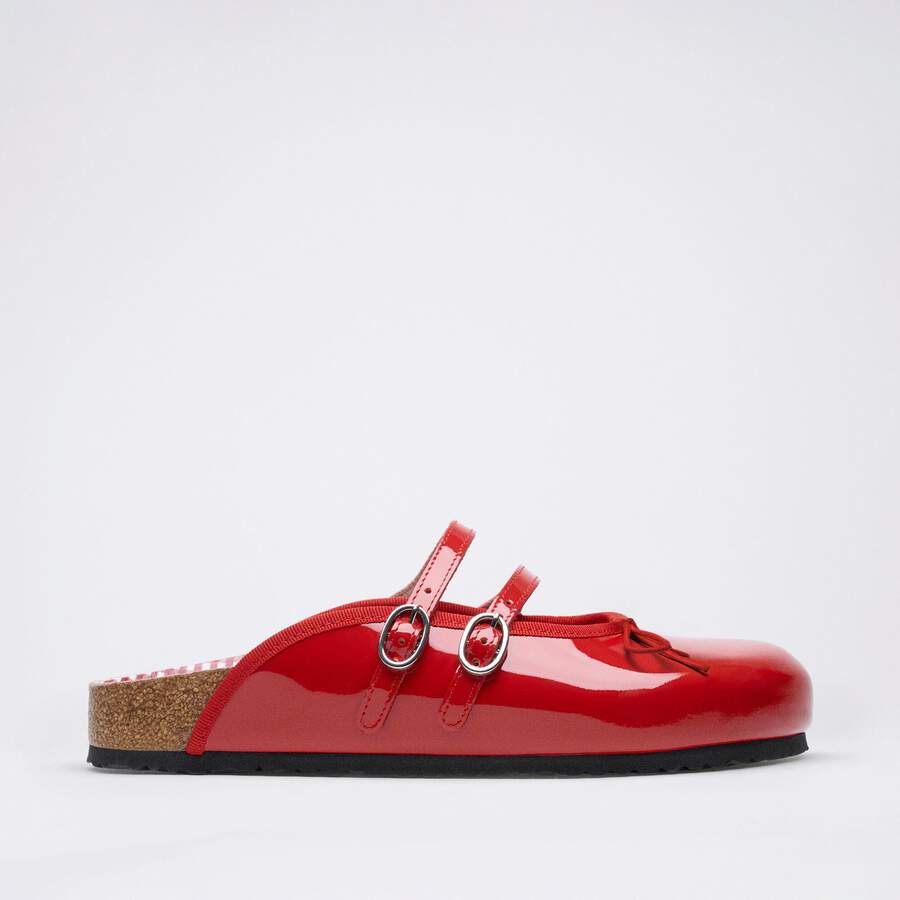 Repetto Scala Patent Leather - Flame Red