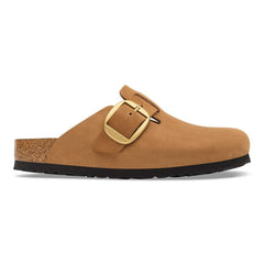 Boston Big Buckle Nubuck Leather - Mink Tonal