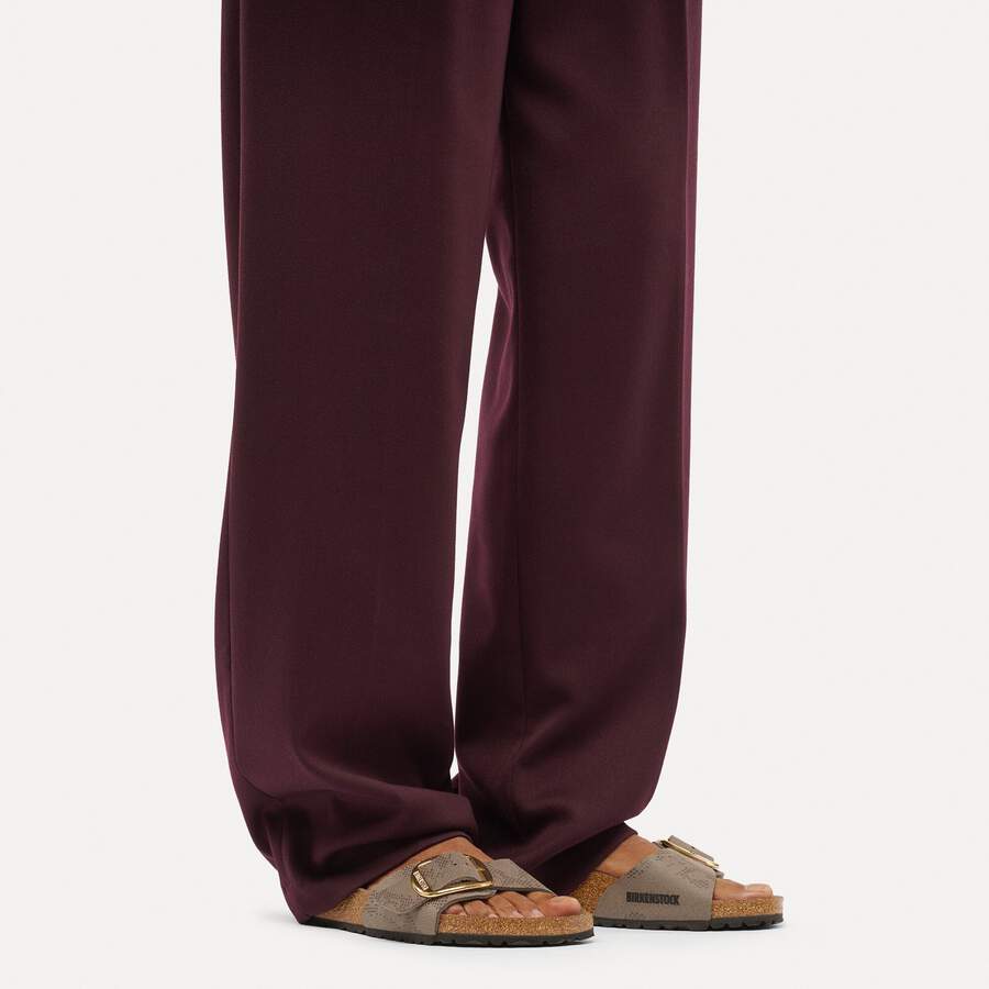 Madrid Big Buckle Synthetik - Python Gray Taupe