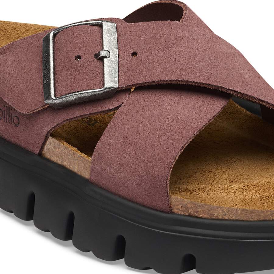 Siena PAP Chunky Suede Leather - Pepper