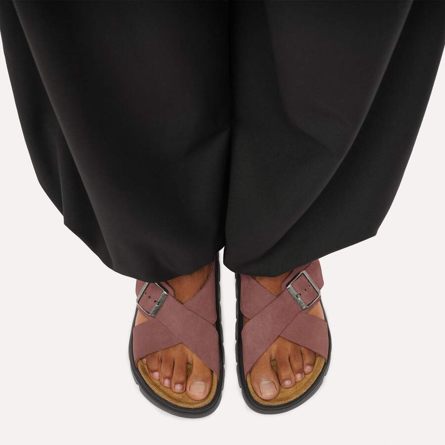 Siena PAP Chunky Suede Leather - Pepper