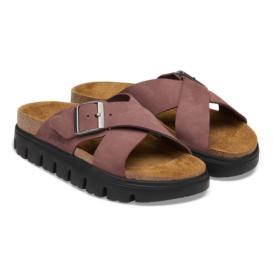 Siena PAP Chunky Suede Leather - Pepper