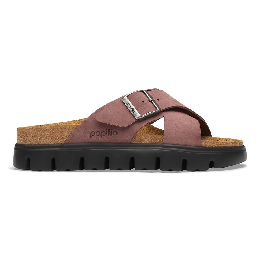 Siena PAP Chunky Suede Leather - Pepper