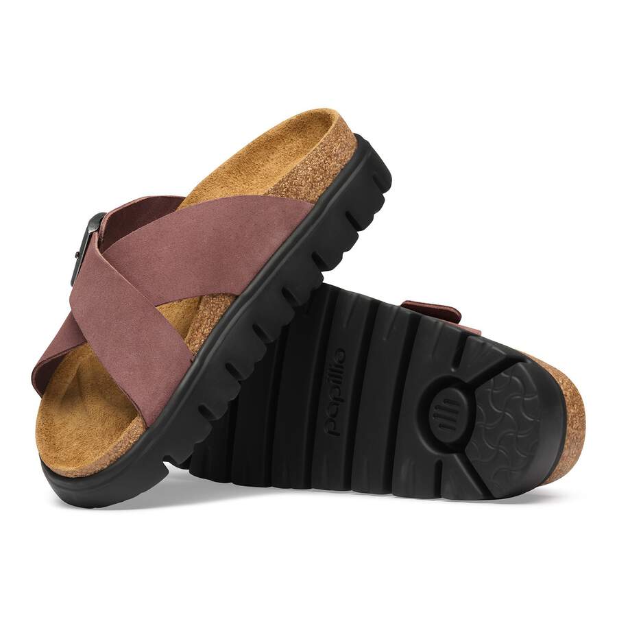 Siena PAP Chunky Suede Leather - Pepper