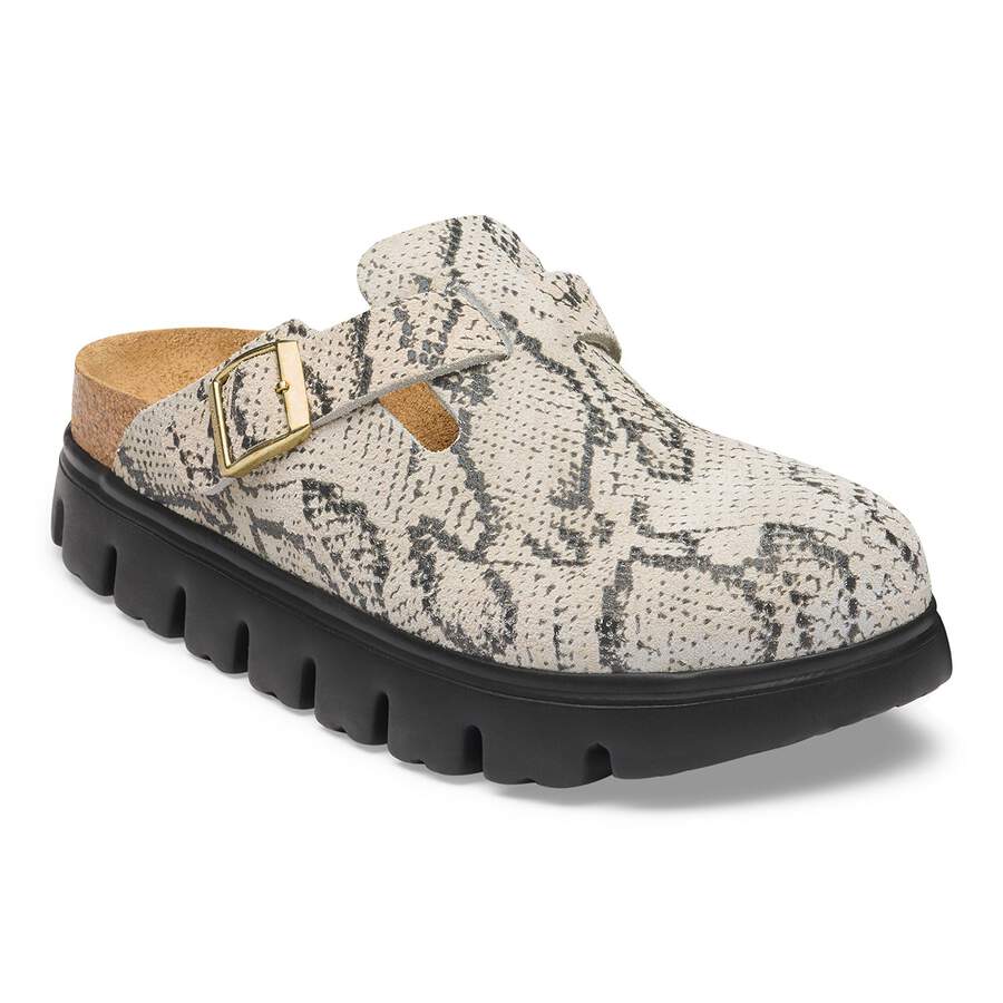 Boston PAP Chunky Suede Leather - Snake Oyster