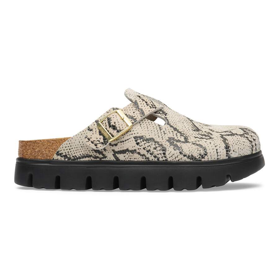 Boston PAP Chunky Suede Leather - Snake Oyster
