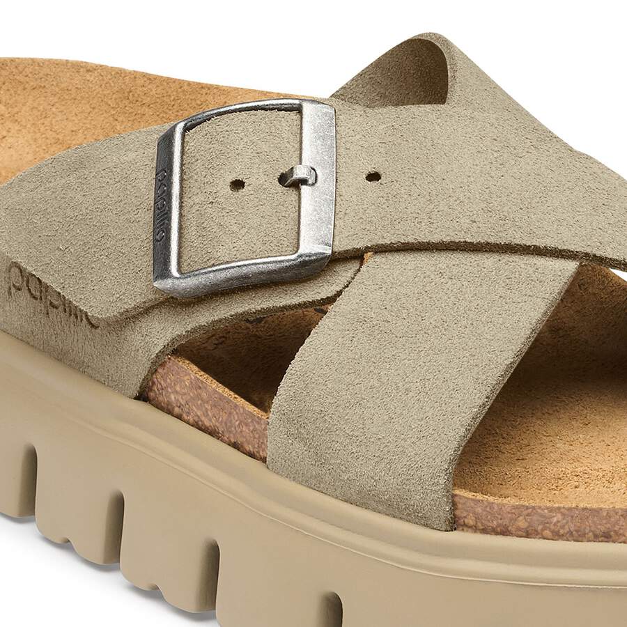 Siena PAP Chunky Suede Leather - Taupe