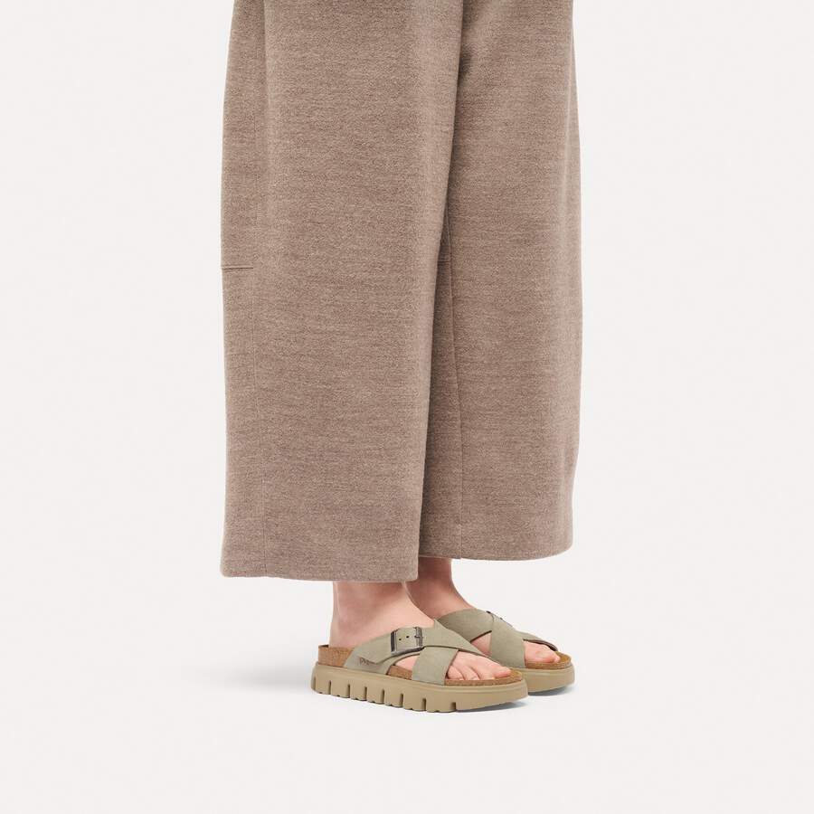 Siena PAP Chunky Suede Leather - Taupe