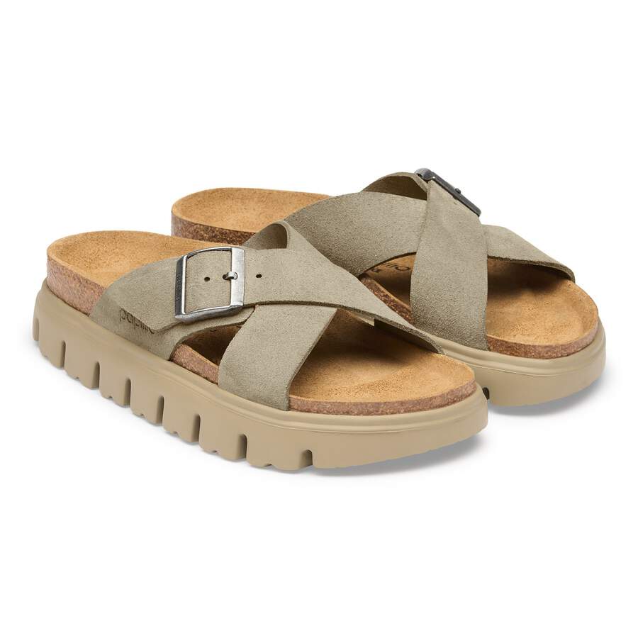 Siena PAP Chunky Suede Leather - Taupe