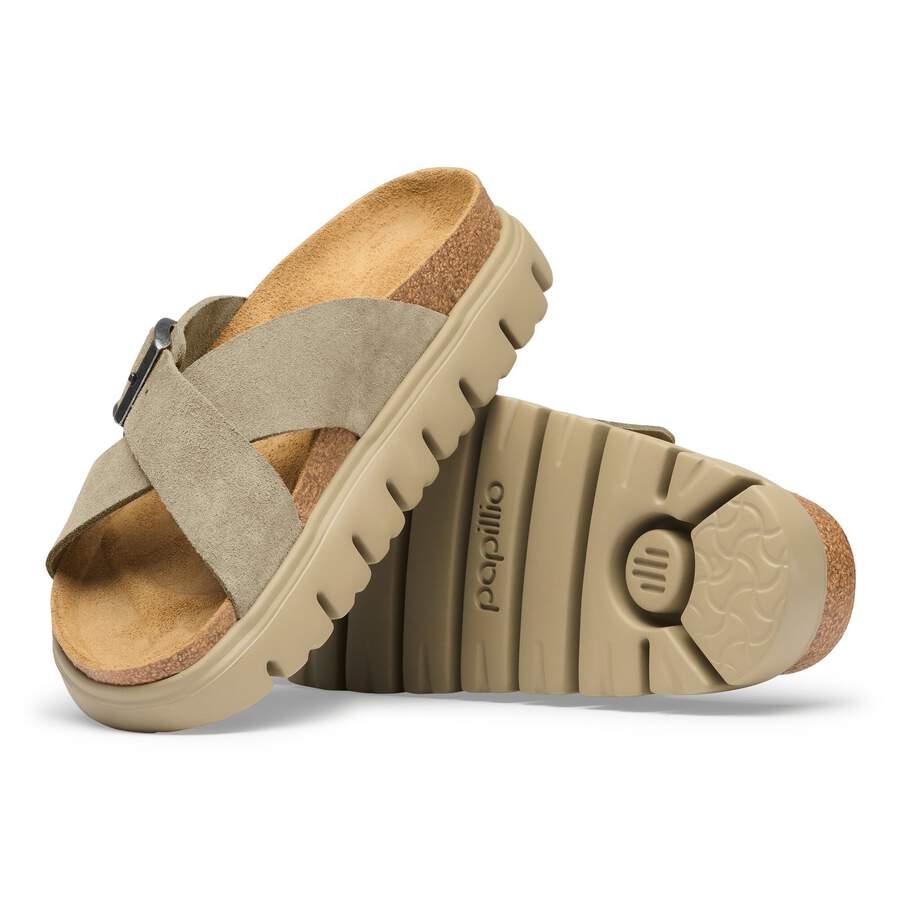 Siena PAP Chunky Suede Leather - Taupe