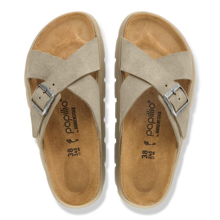 Siena PAP Chunky Suede Leather - Taupe