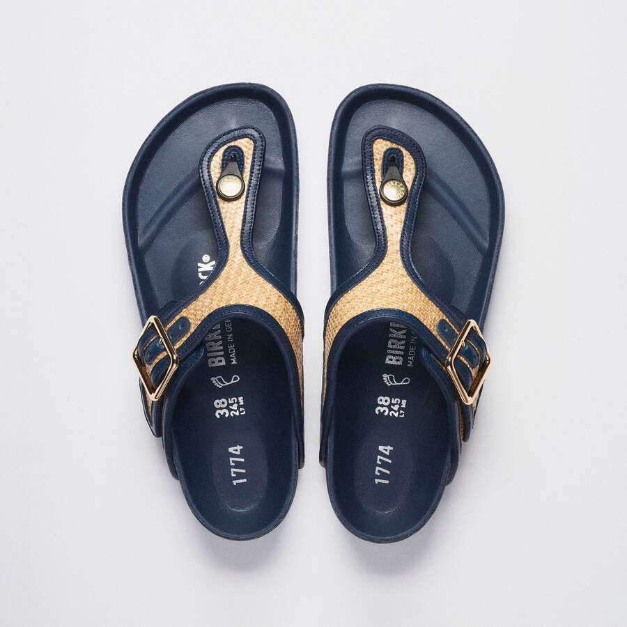 1774 Gizeh Raffia Synthetik - Midnight Navy