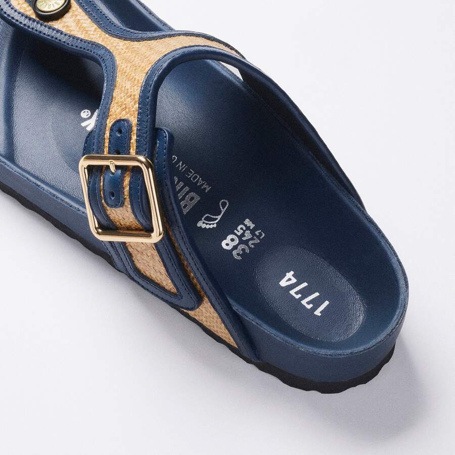 1774 Gizeh Raffia Synthetik - Midnight Navy