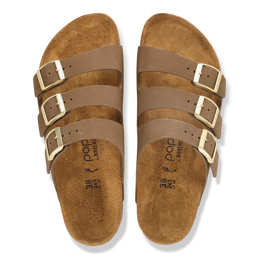 Florida Flex Platform Nubuck Leather - Dark Tea