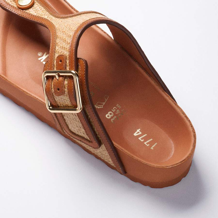1774 Gizeh Raffia Synthetik - Ginger Brown