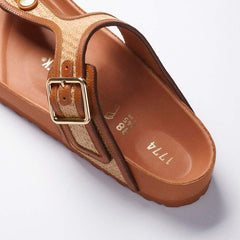 1774 Gizeh Raffia Synthetik - Ginger Brown