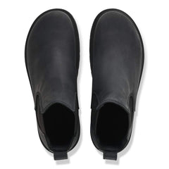Highwood Slip On Mid Natural Leather Oiled - Black