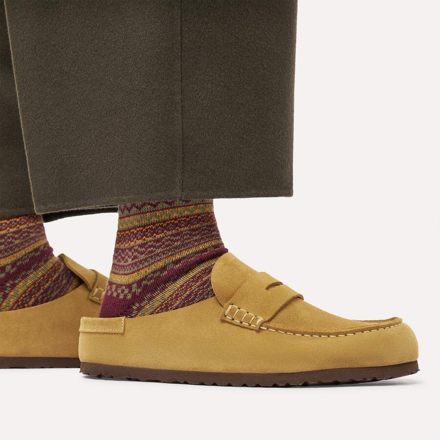 Naples Wrapped Suede Leather - Cork Brown