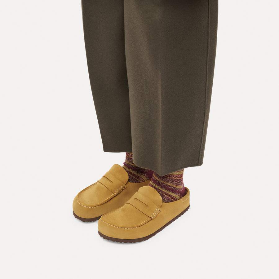Naples Wrapped Suede Leather - Cork Brown
