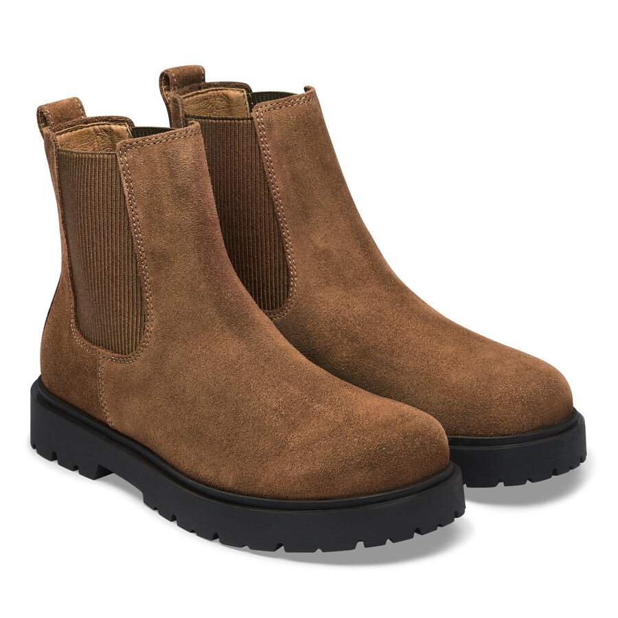 Highwood Slip On Mid Suede Leather - Dark Tea