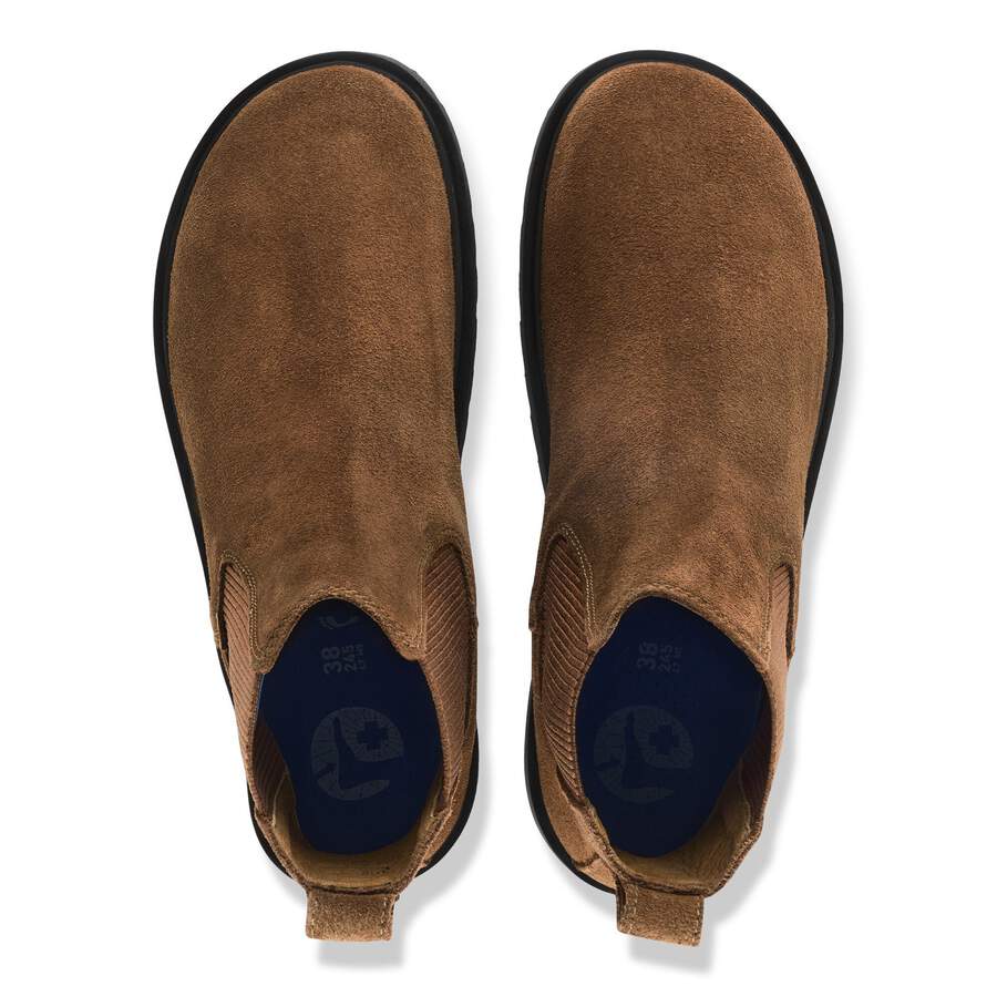 Highwood Slip On Mid Suede Leather - Dark Tea