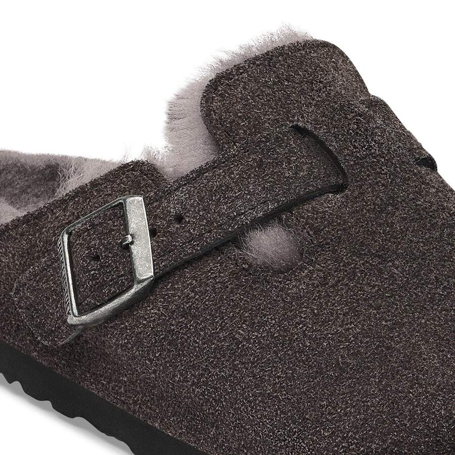 Boston Shearling Suede Leather - Velvet Gray