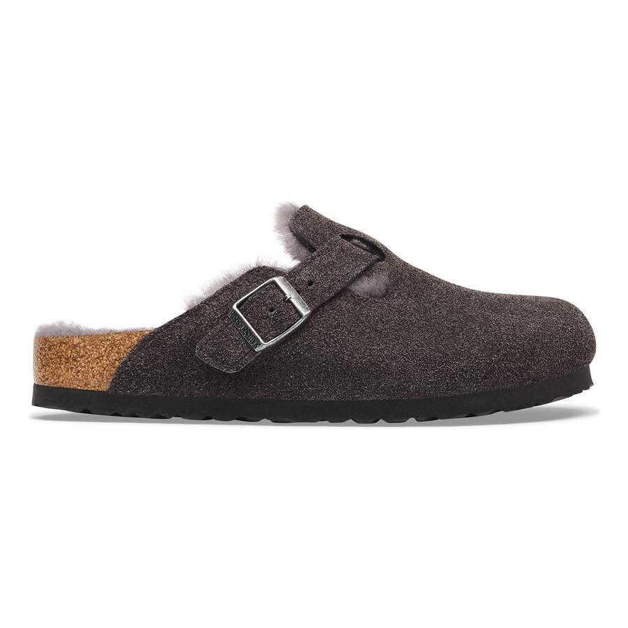 Boston Shearling Suede Leather - Velvet Gray