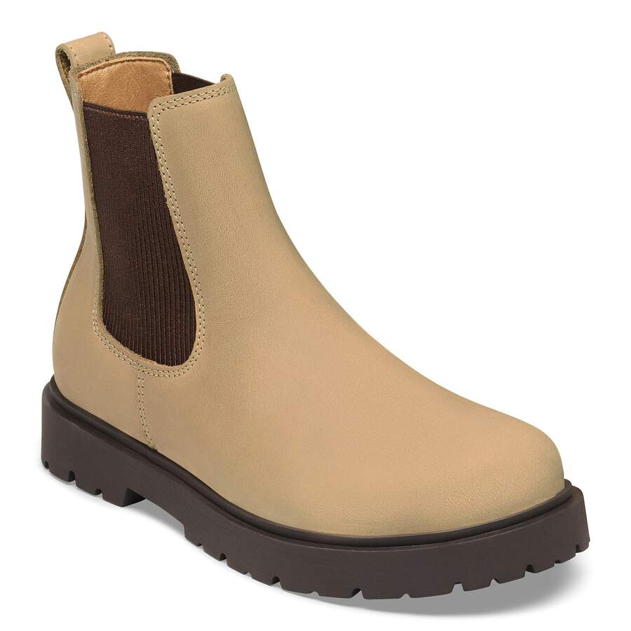 Highwood Slip On Mid Natural Leather Oiled - Tobacco Brown