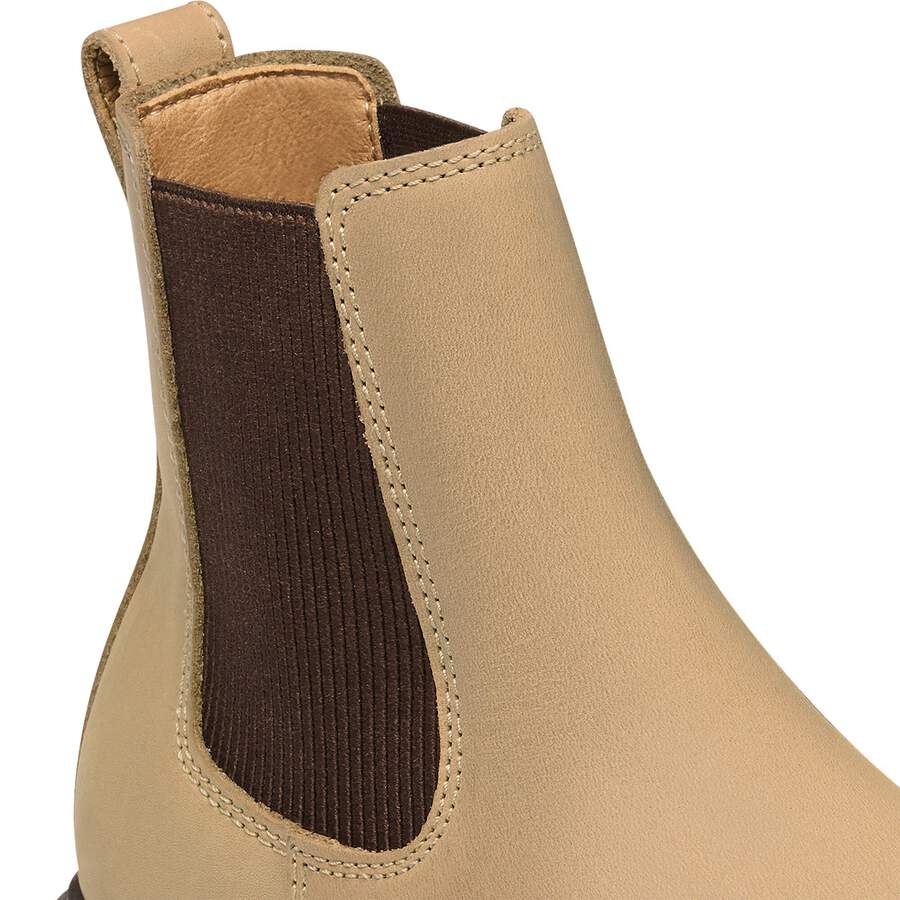 Highwood Slip On Mid Natural Leather Oiled - Tobacco Brown