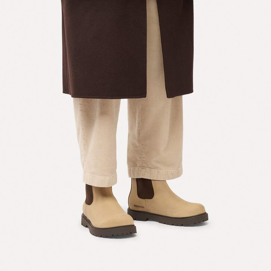 Highwood Slip On Mid Natural Leather Oiled - Tobacco Brown