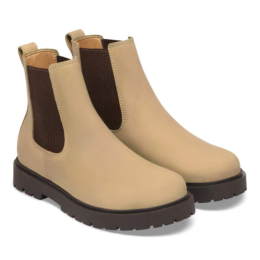 Highwood Slip On Mid Natural Leather Oiled - Tobacco Brown
