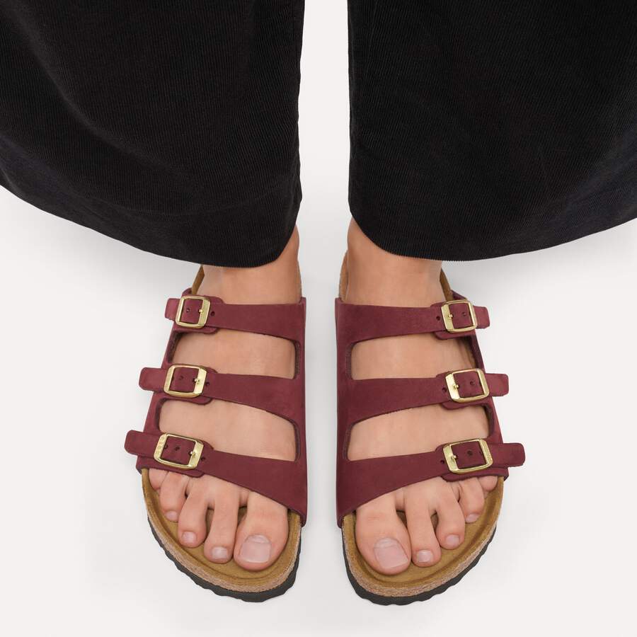 Florida Fresh Nubuck Leather - Zinfandel
