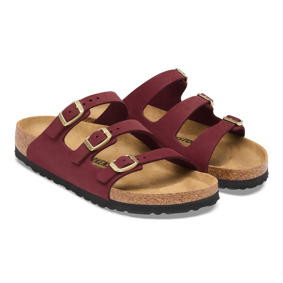 Florida Fresh Nubuck Leather - Zinfandel
