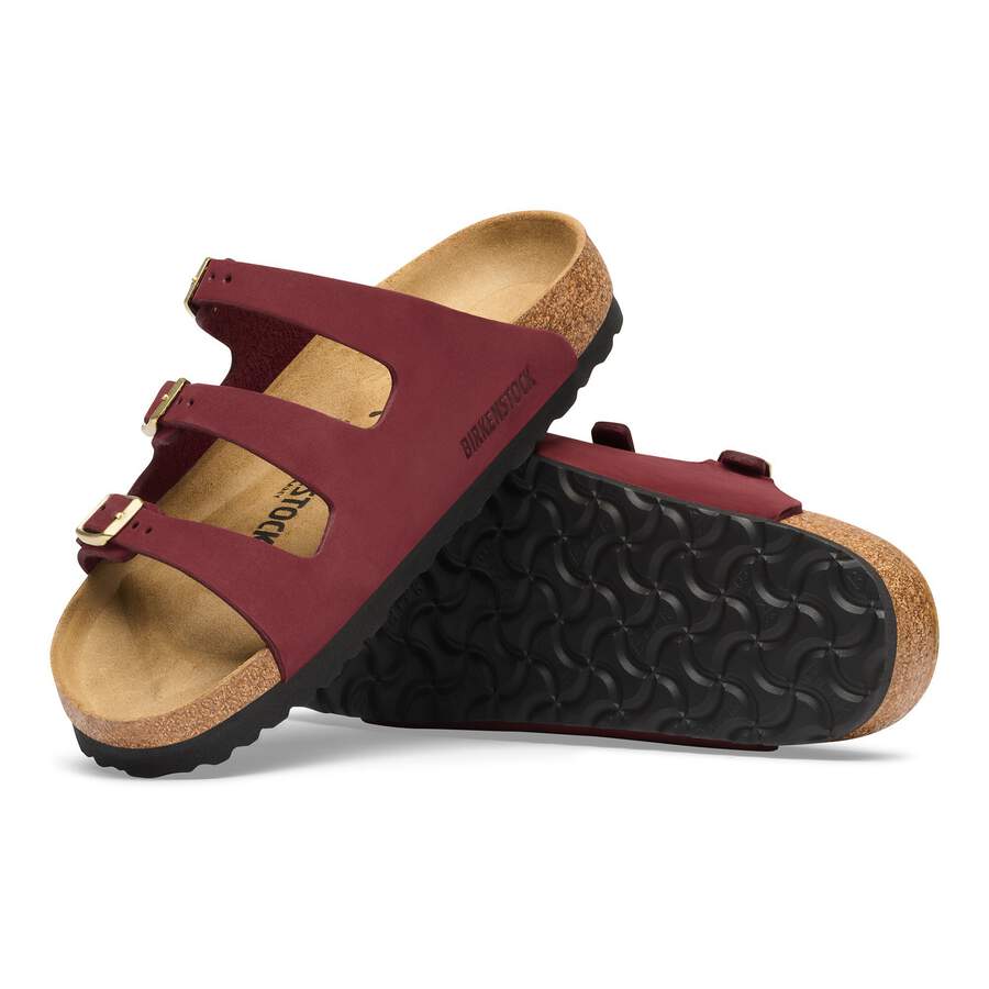 Florida Fresh Nubuck Leather - Zinfandel