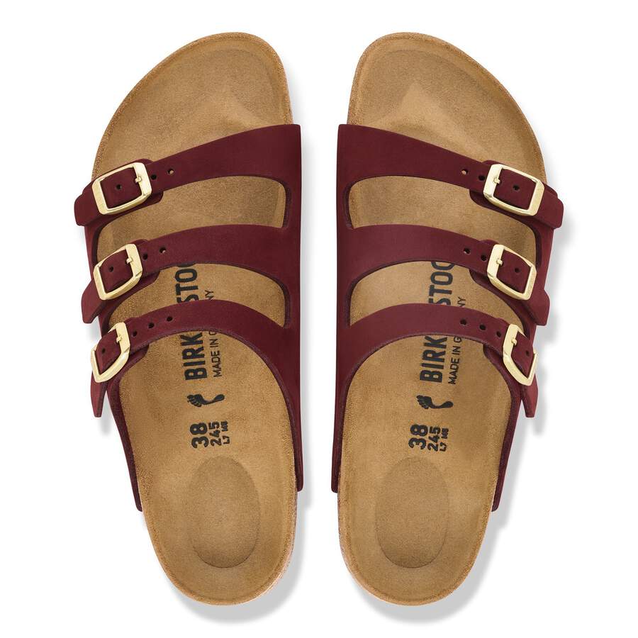 Florida Fresh Nubuck Leather - Zinfandel