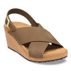 Samira Nubuck Leather - Dark Tea