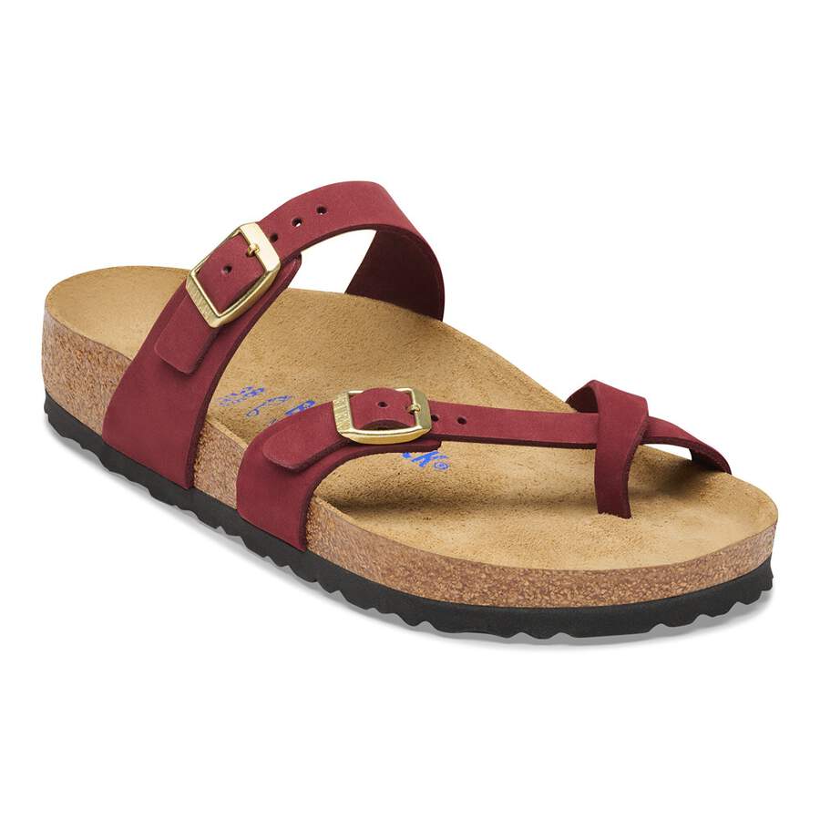 Mayari Soft Footbed Nubuck Leather - Zinfandel
